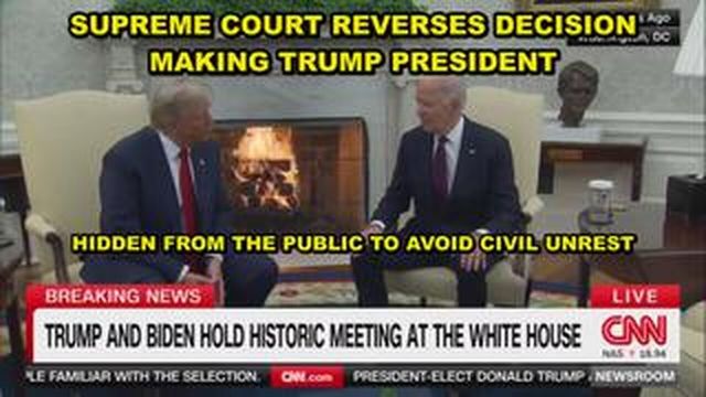 Supreme Court Reverses Brunson Case Making Trump the President - Military Hiding This From the Public